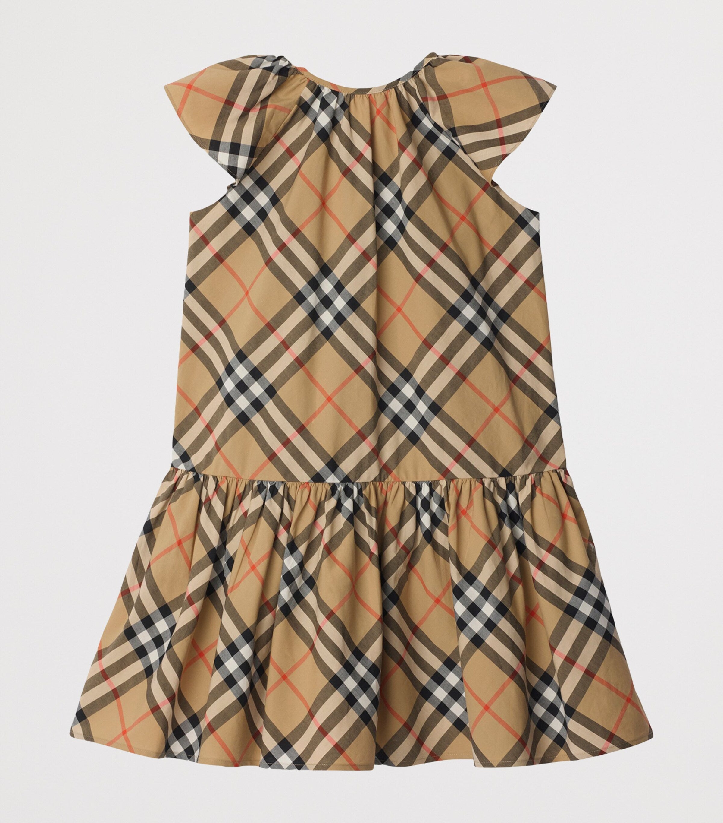 Burberry Kids Cotton Check Dress (3-12 Years)