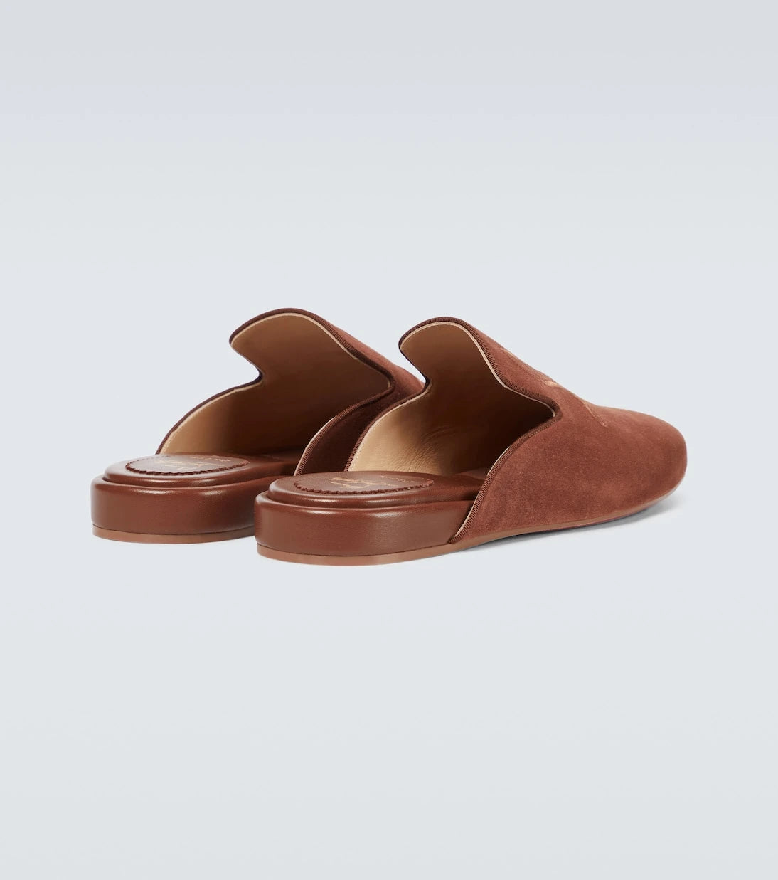 Christian Louboutin - Navy Coolito Flat mules