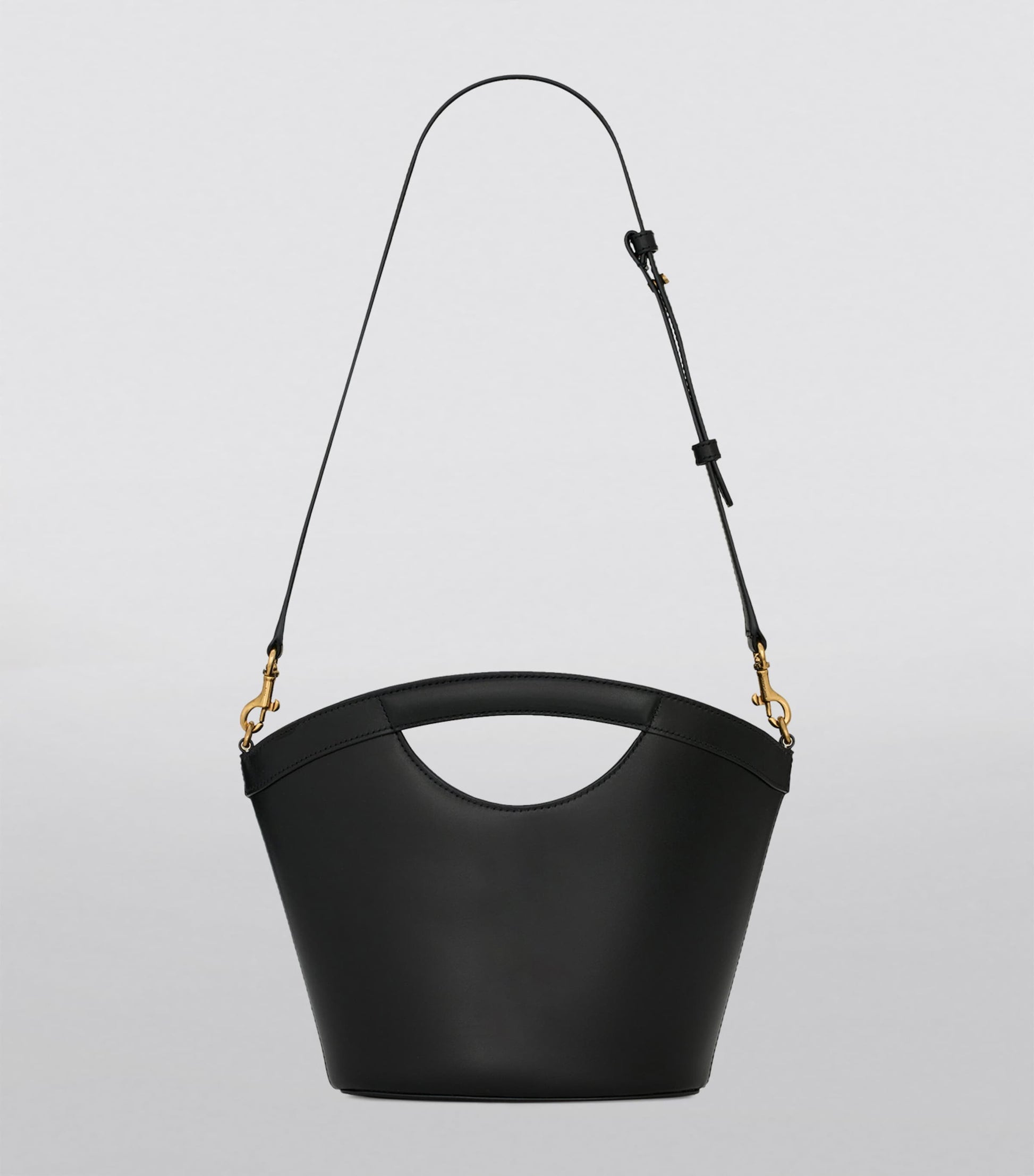 Saint Laurent Black Mini Leather Tote Bag