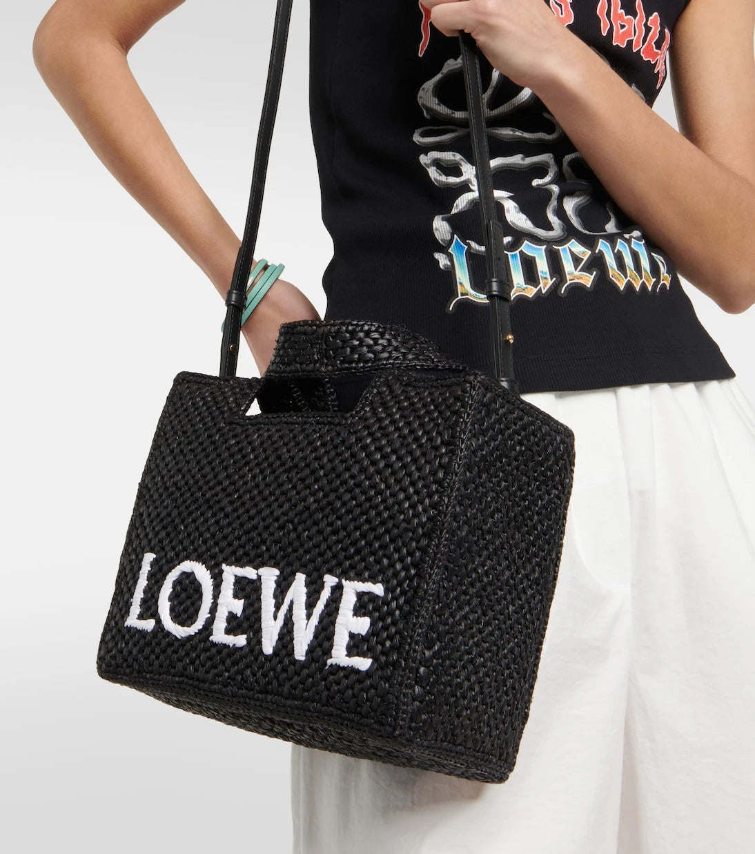 Loewe - Paula's Ibiza Small logo shopper