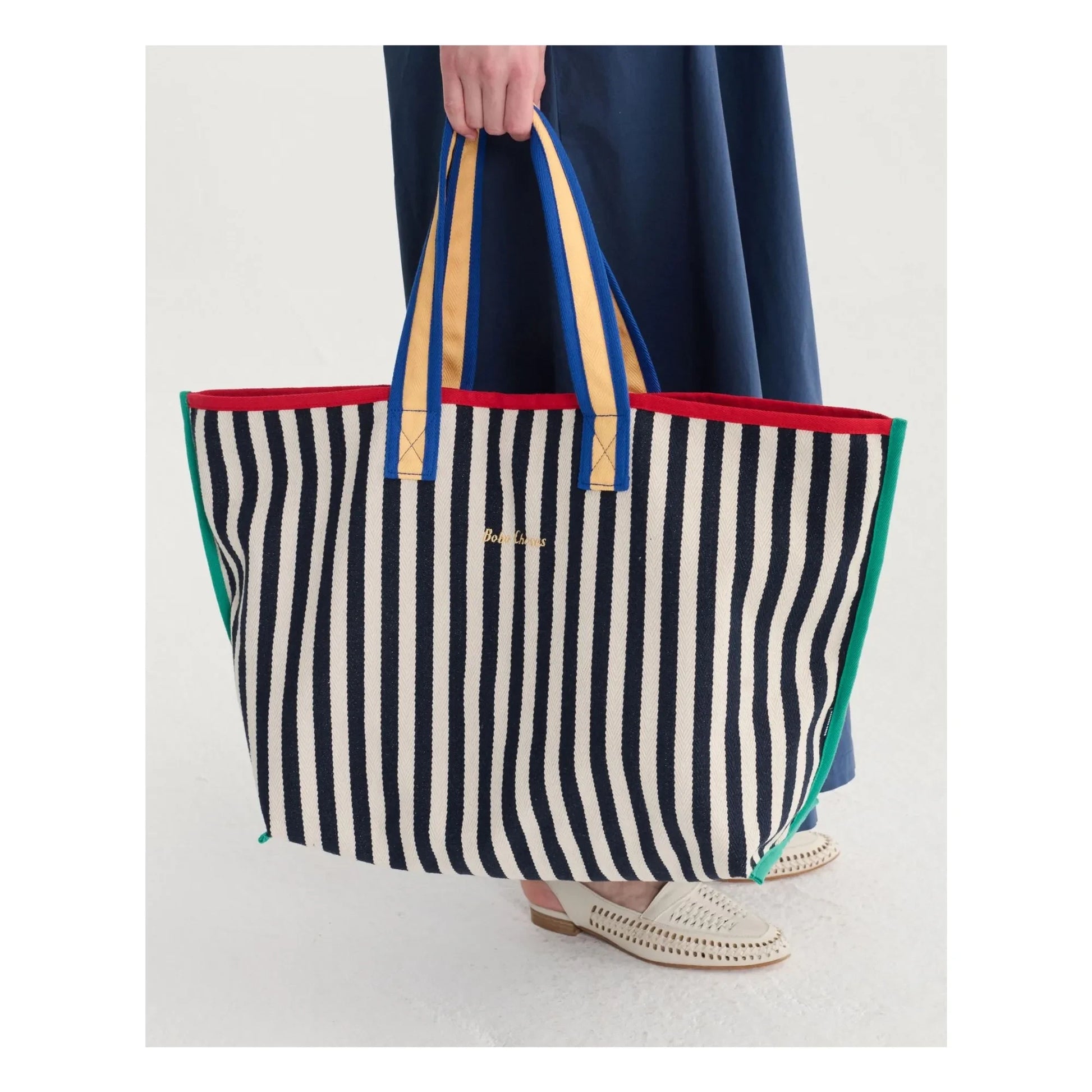 Bobo Choses - Color Block Recycled Cotton Bag | Blue