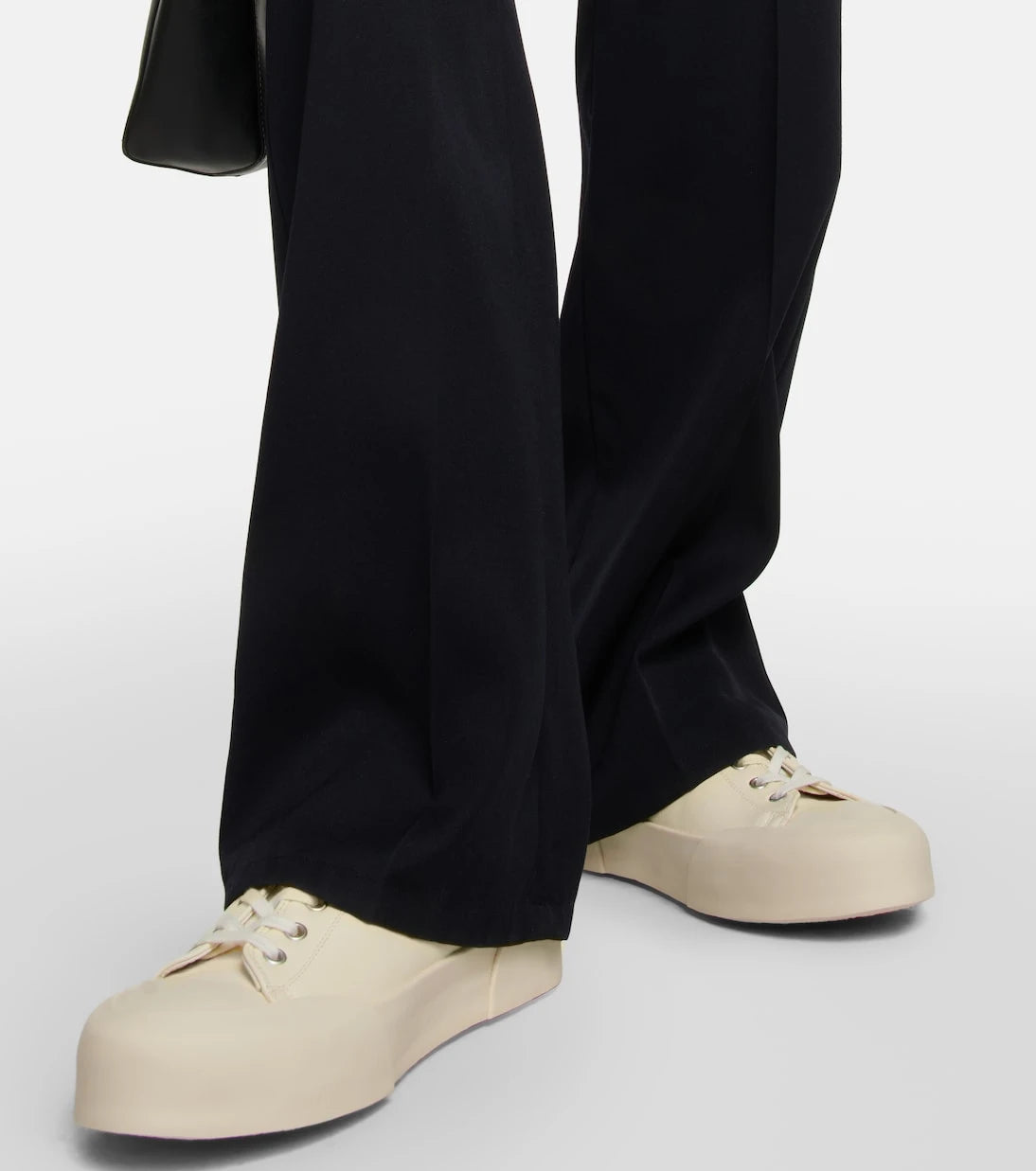 Jil Sander - Leather high-top sneakers
