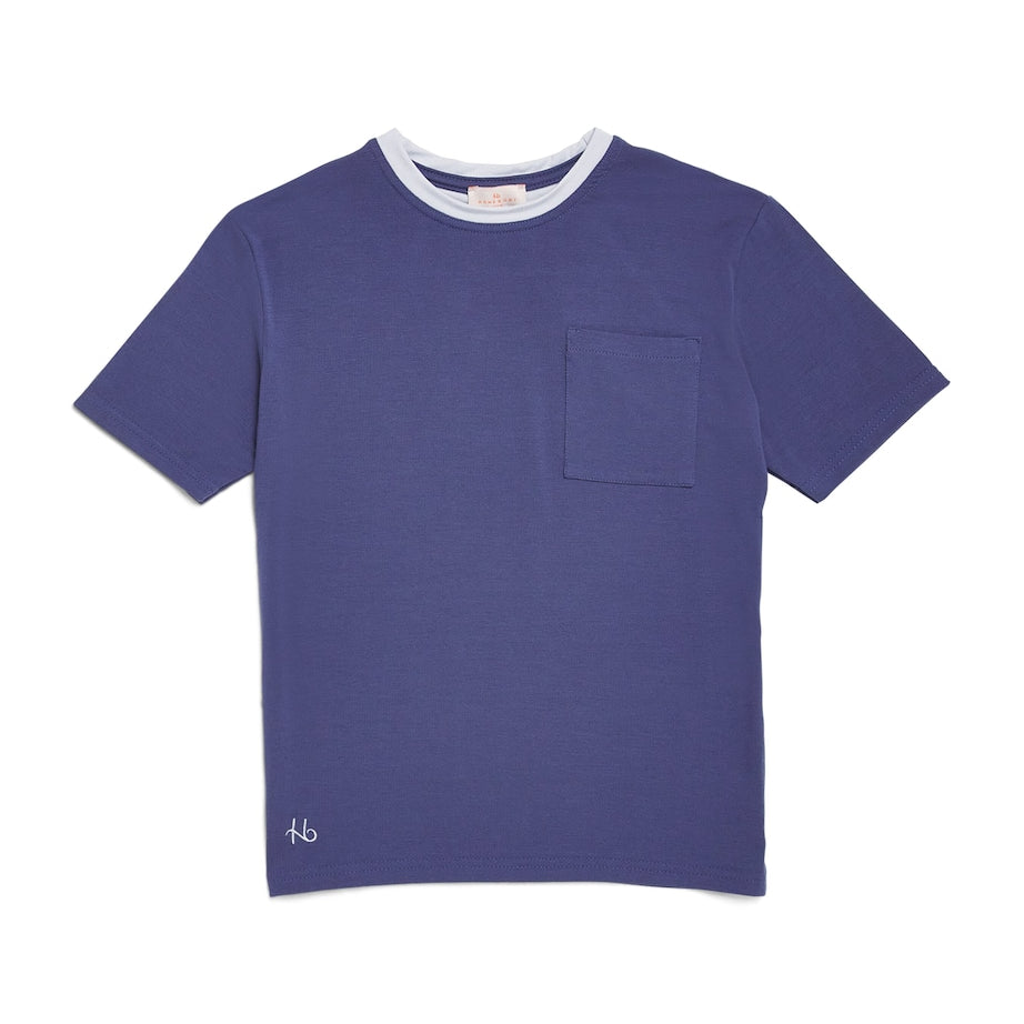 Homebody Kids Smith Contrast-Trim Pyjama T-Shirt (4 - 16 Years)