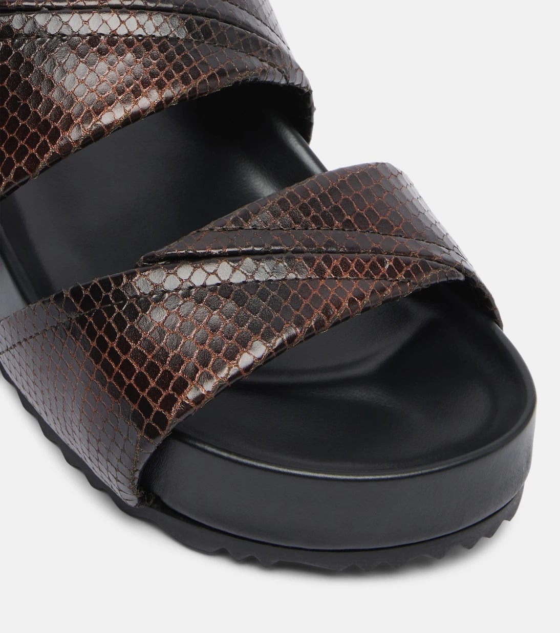 Dries Van Noten - Leather platform sandals