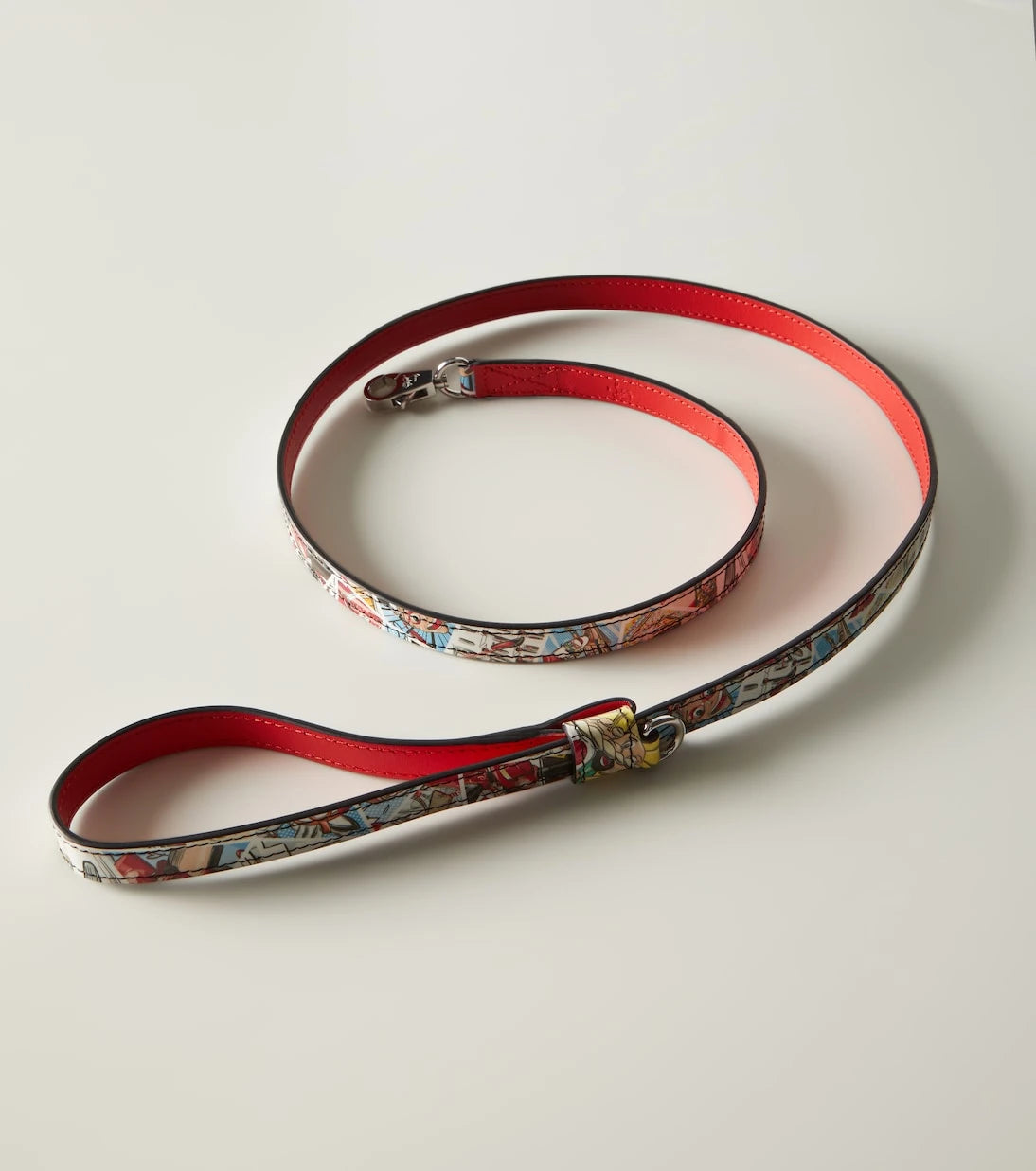 Christian Louboutin - Loubileash printed leather dog leash
