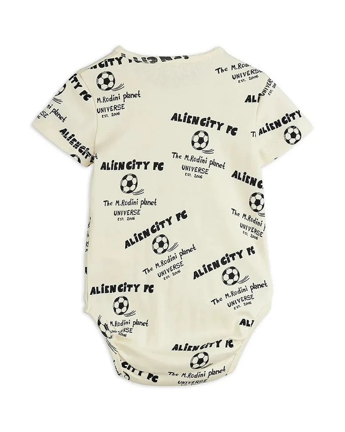 Mini Rodini bebek pamuklu body Alien City FC