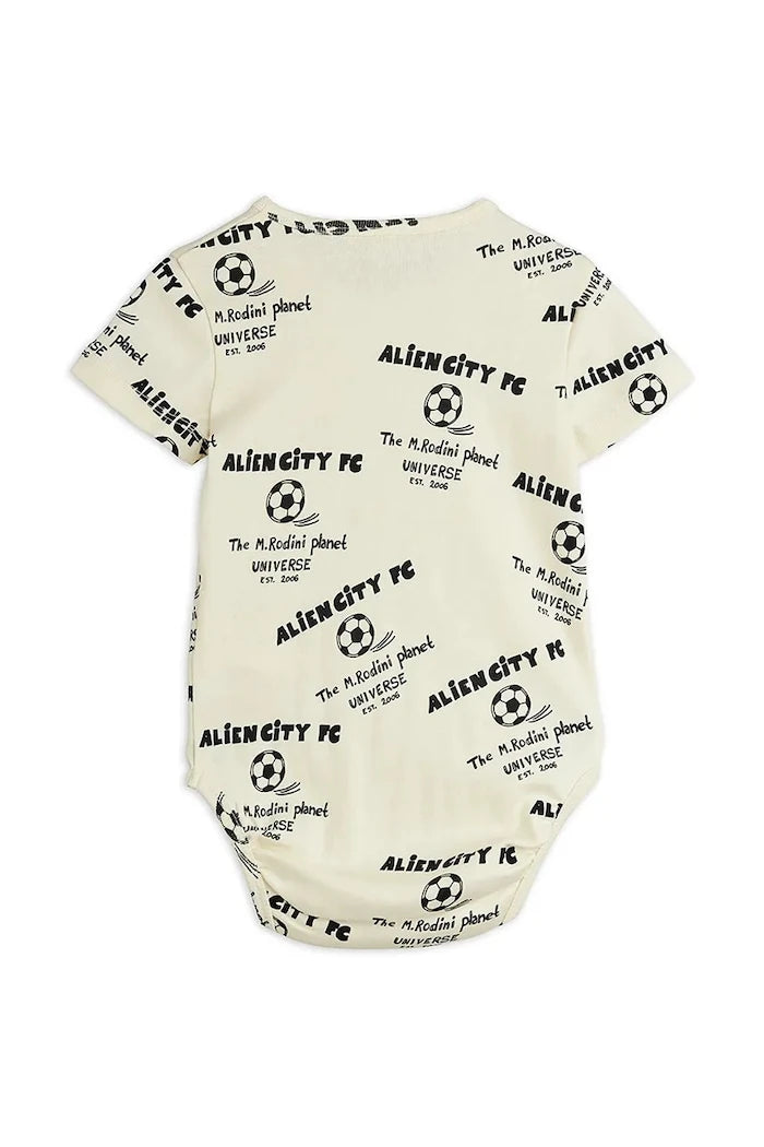 Mini Rodini bebek pamuklu body Alien City FC
