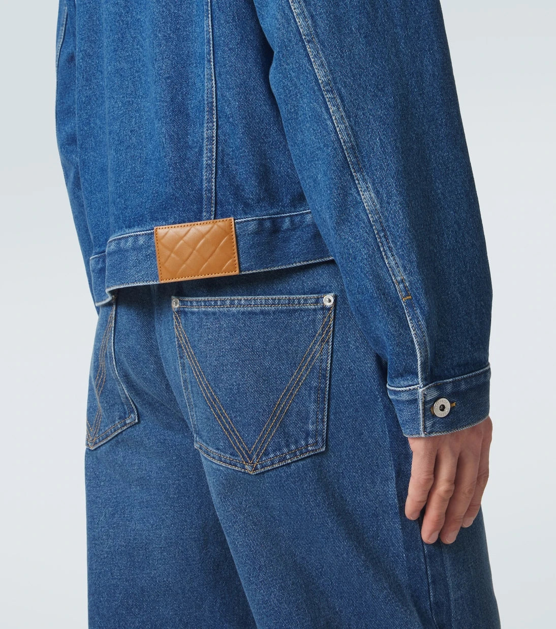 Bottega Veneta - Intrecciato denim jacket