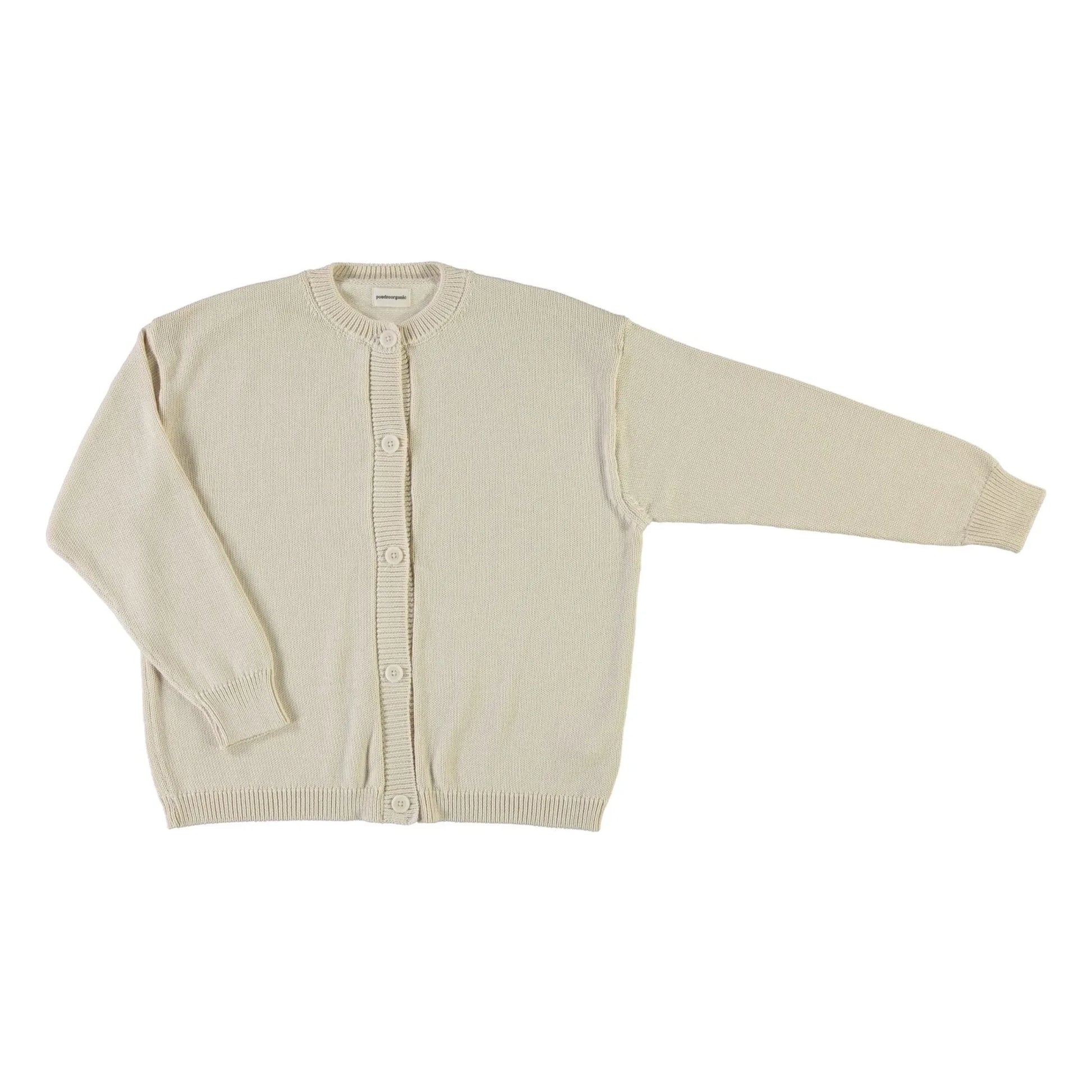 Poudre Organic - Cardigan Pétale Coton Bio | Beige
