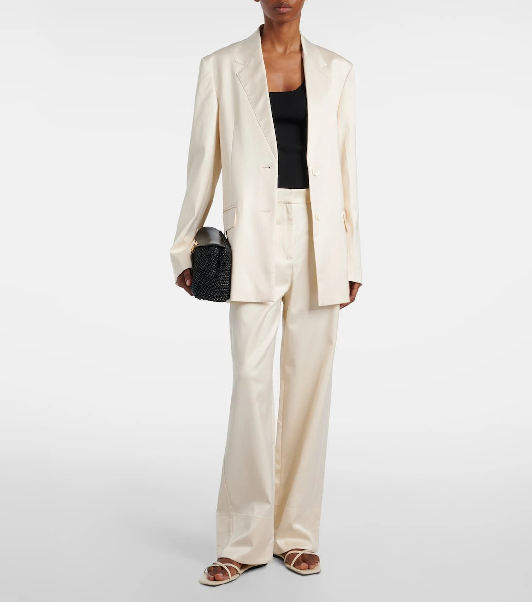 Toteme - High-rise wide-leg pants