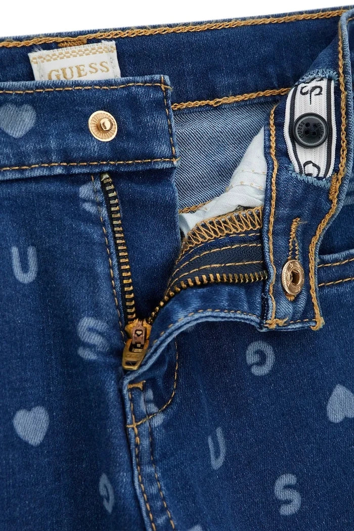 Guess çocuklar için flare kot pantolon