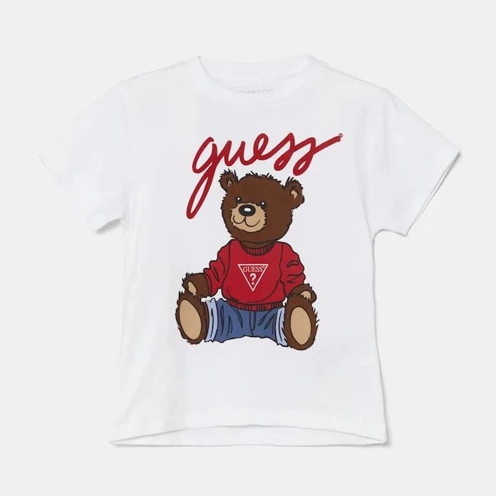 Детска памучна тениска Guess