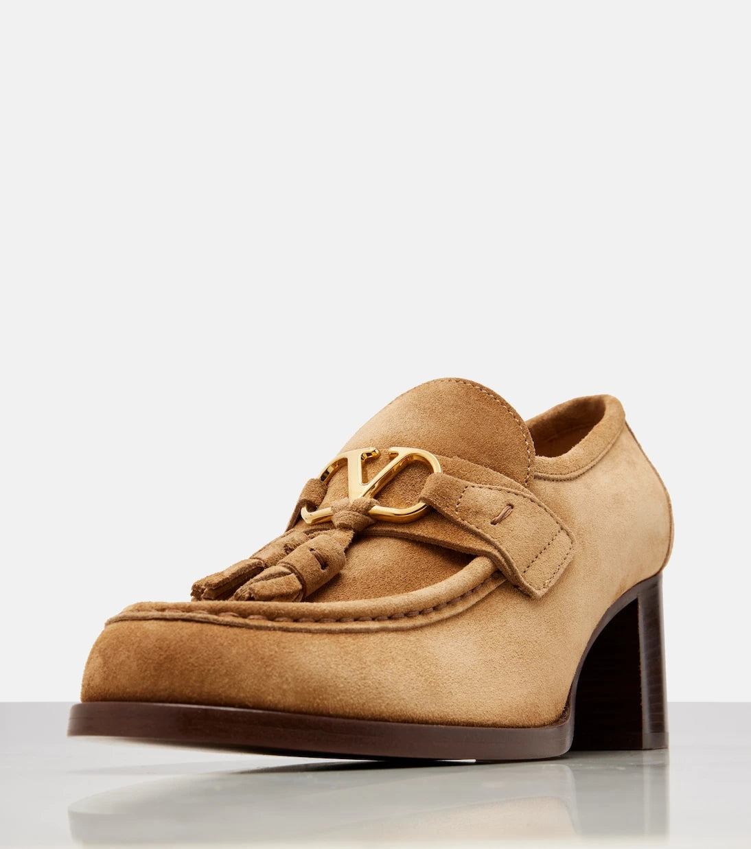 Valentino Garavani - VLogo 60 suede loafer pumps