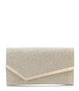 Silver Glitter Emmie Clutch Bag