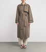 Stylein Brown Cotton-Blend Siena Trench Coat