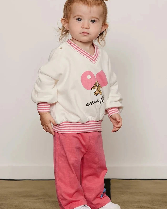 Mini Rodini pamuk çocuk sweatshirt Table tennis