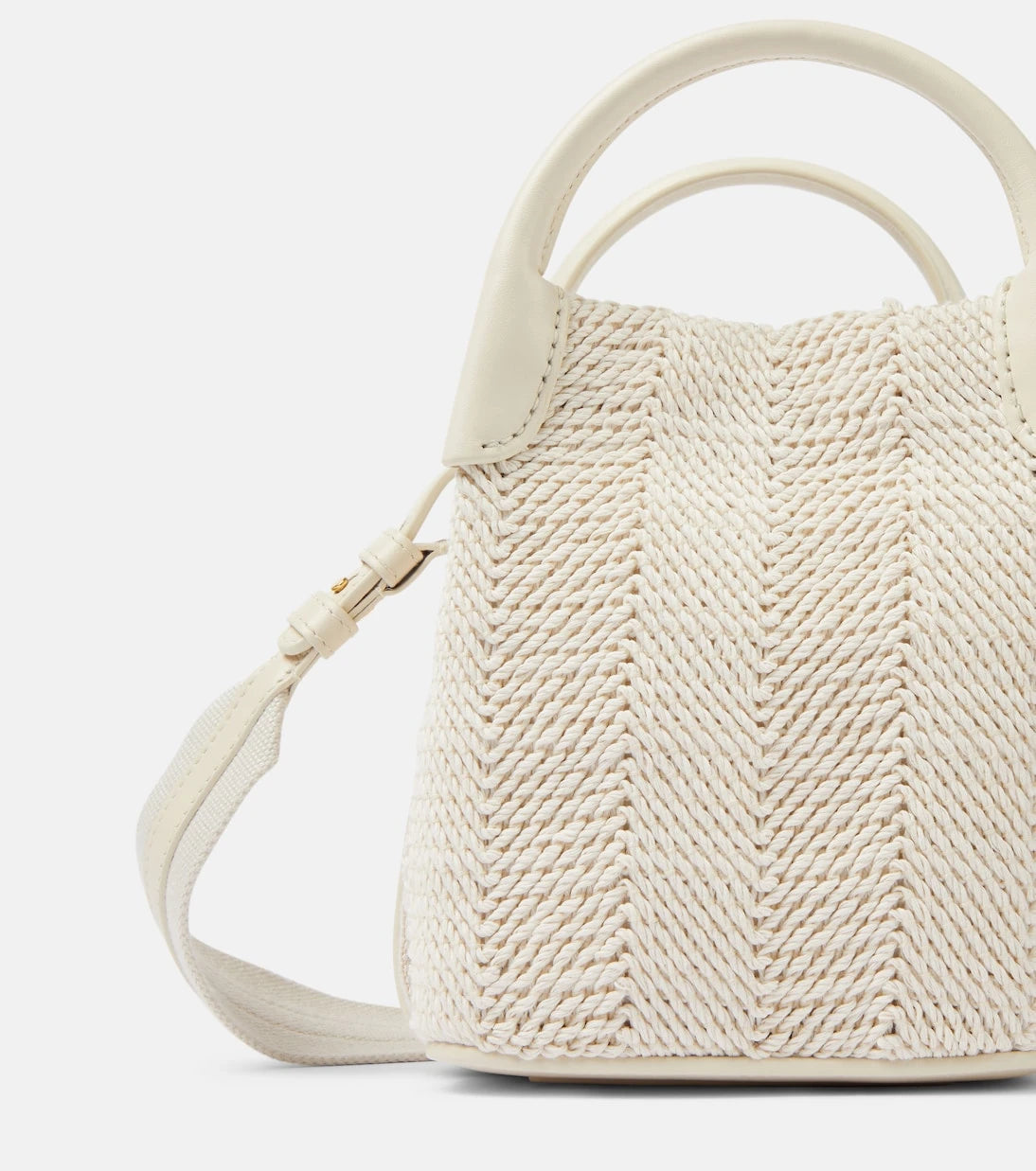 Loro Piana - Bale Micro leather-trimmed bucket bag