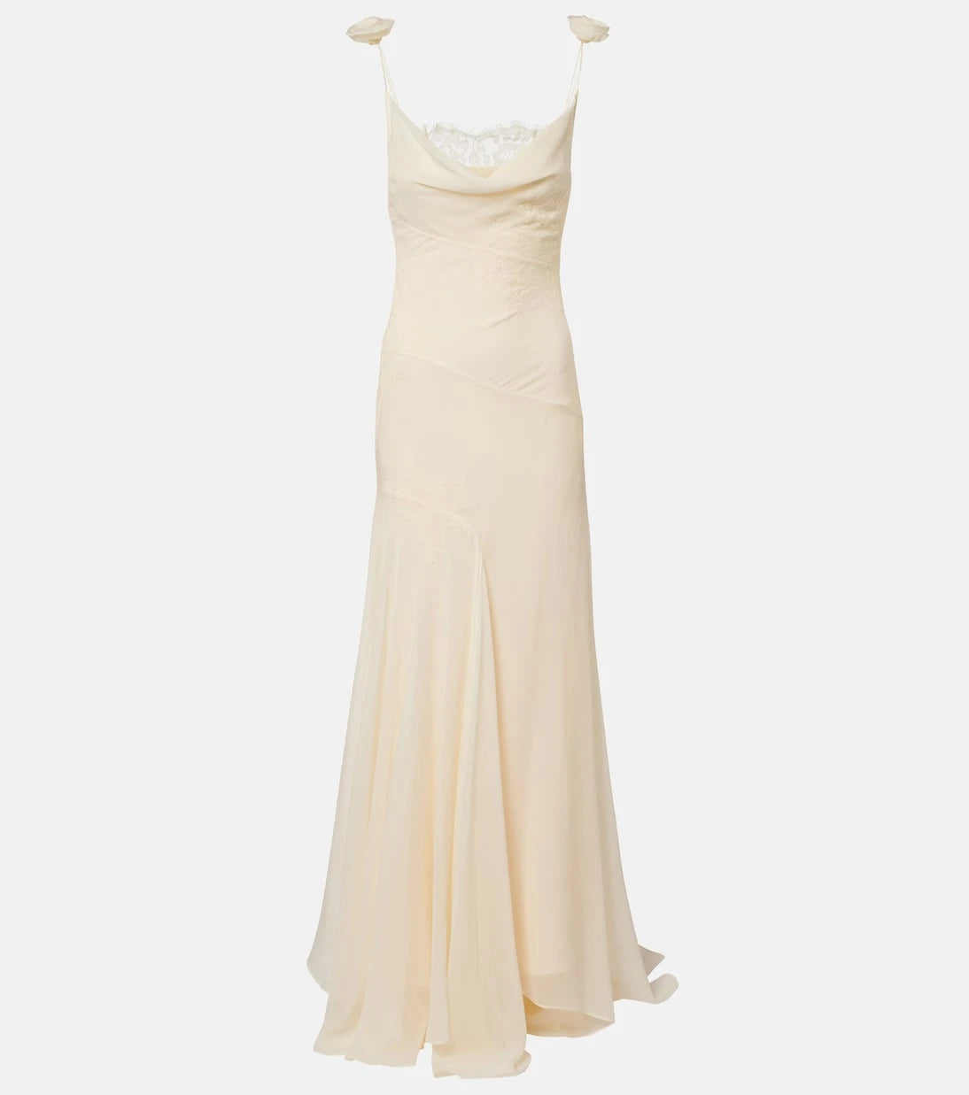 De La Vali - Bridal Dia silk chiffon gown