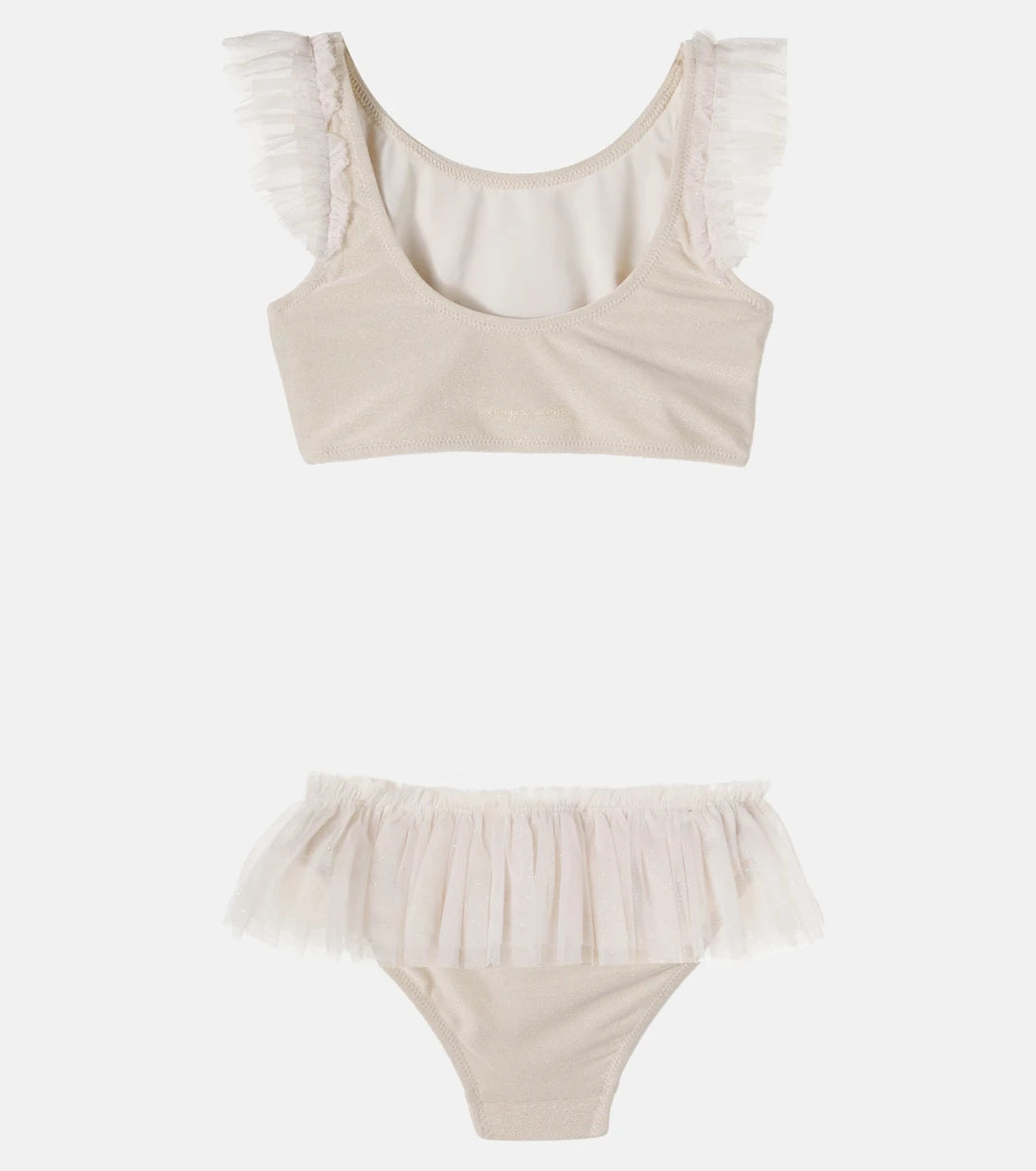 Konges Sløjd - Amandine sequined tulle-trimmed bikini