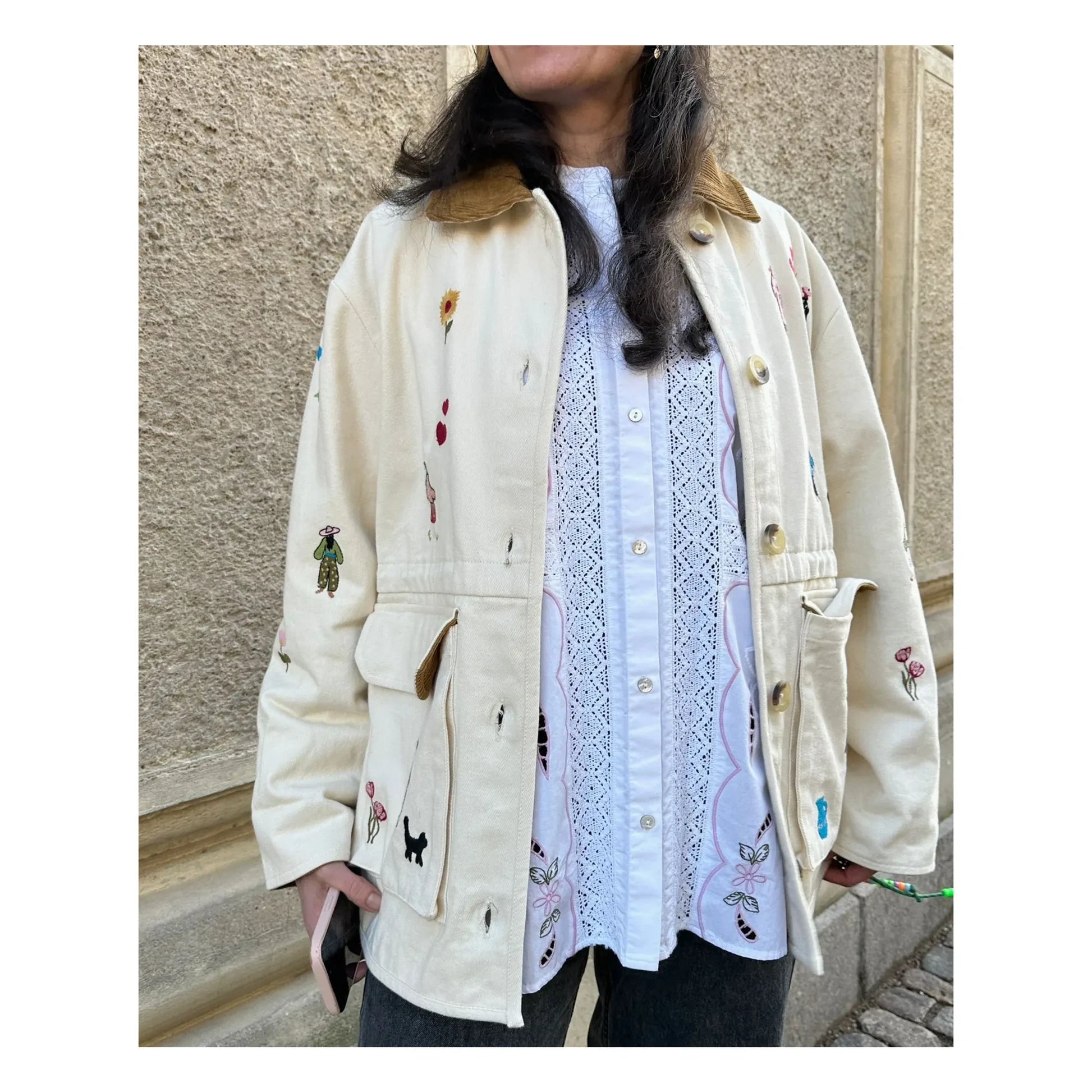 SISSEL EDELBO - Cara Organic Cotton Jacket | Ecru