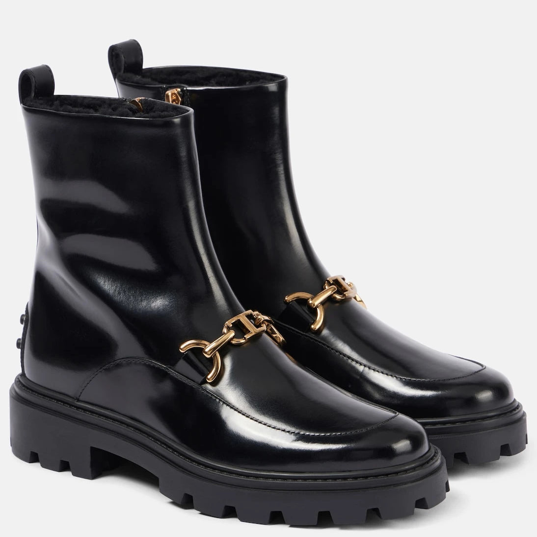 Tod's - Patent leather Chelsea boots
