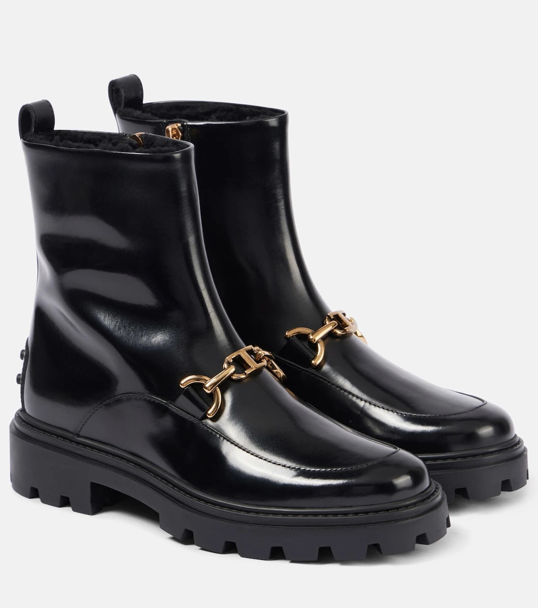 Tod's - Patent leather Chelsea boots