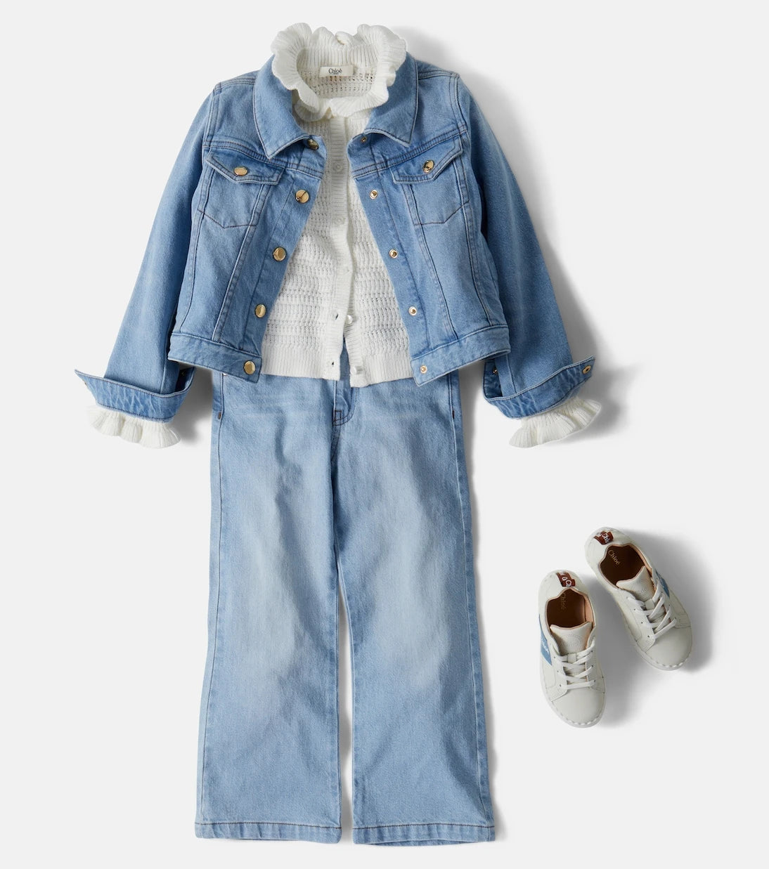 Chloé Kids - Denim jacket