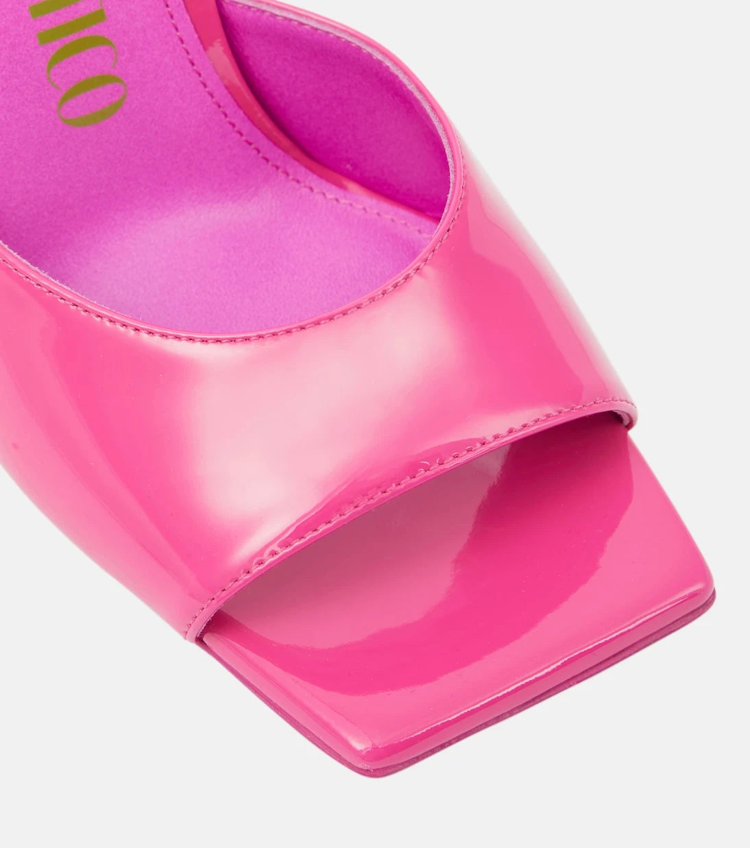 The Attico - Devon patent leather sandals
