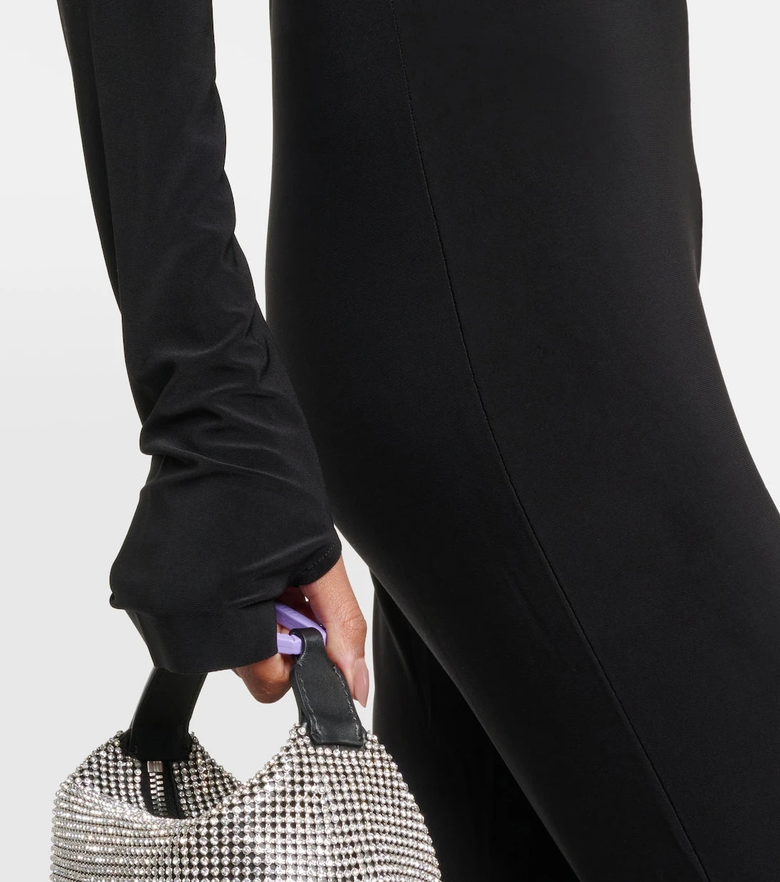 Norma Kamali - Stirrup jersey catsuit
