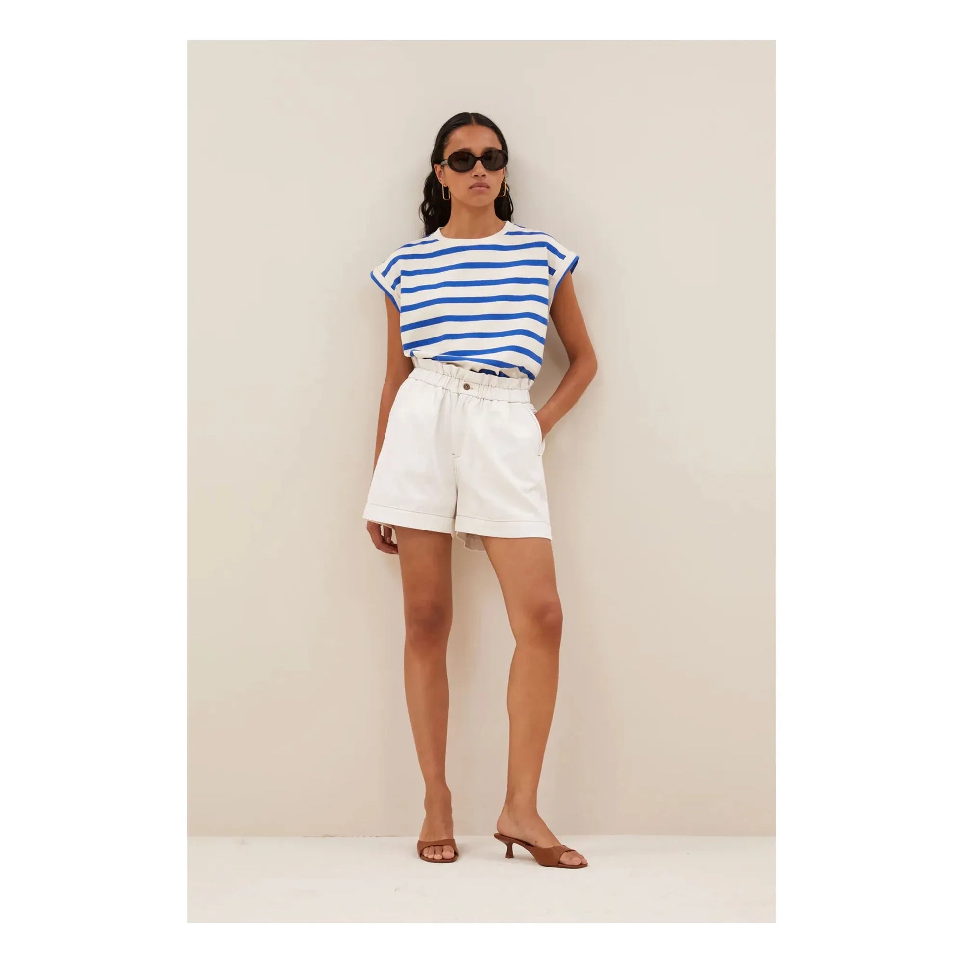 By Bar - Leon Cotton shorts | White