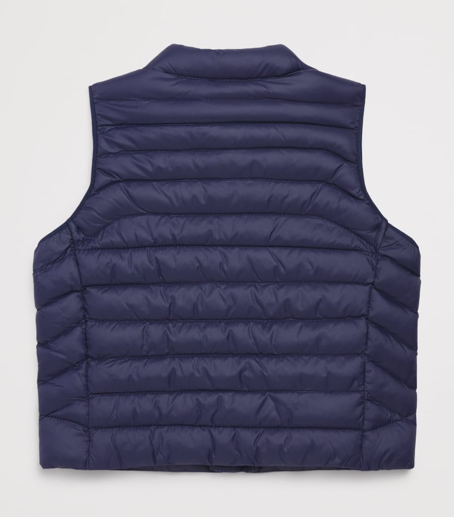 Ralph Lauren Kids Quilted Polo Pony Gillet (9-24 Months)