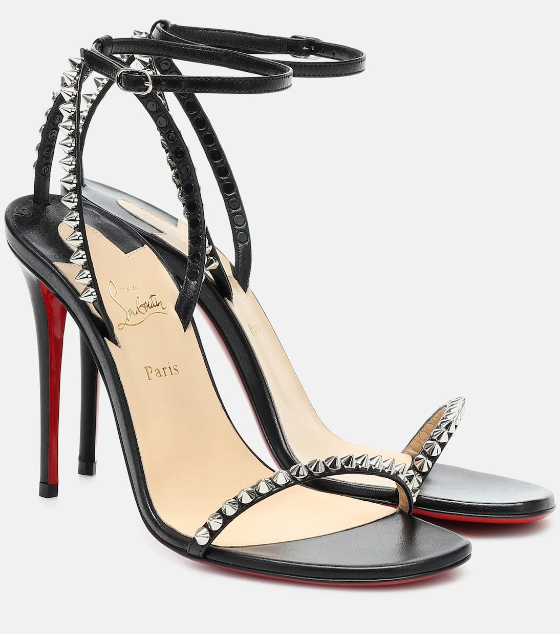 Christian Louboutin - So Me embellished leather sandals