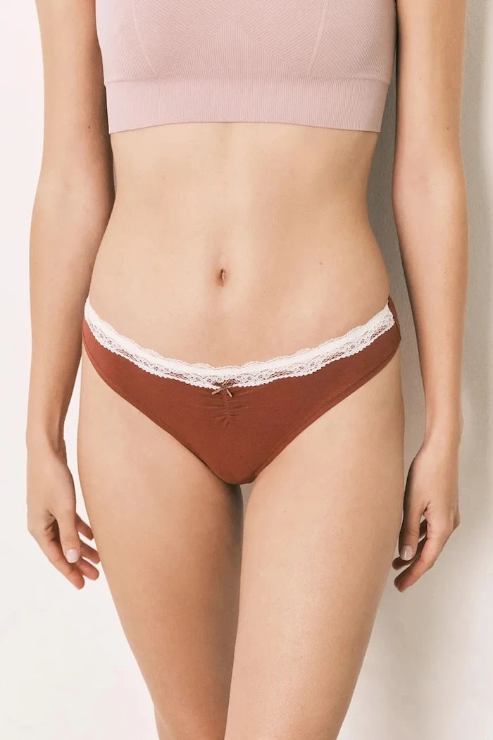 women'secret kadın brazilian bikini pamuklu 7'li