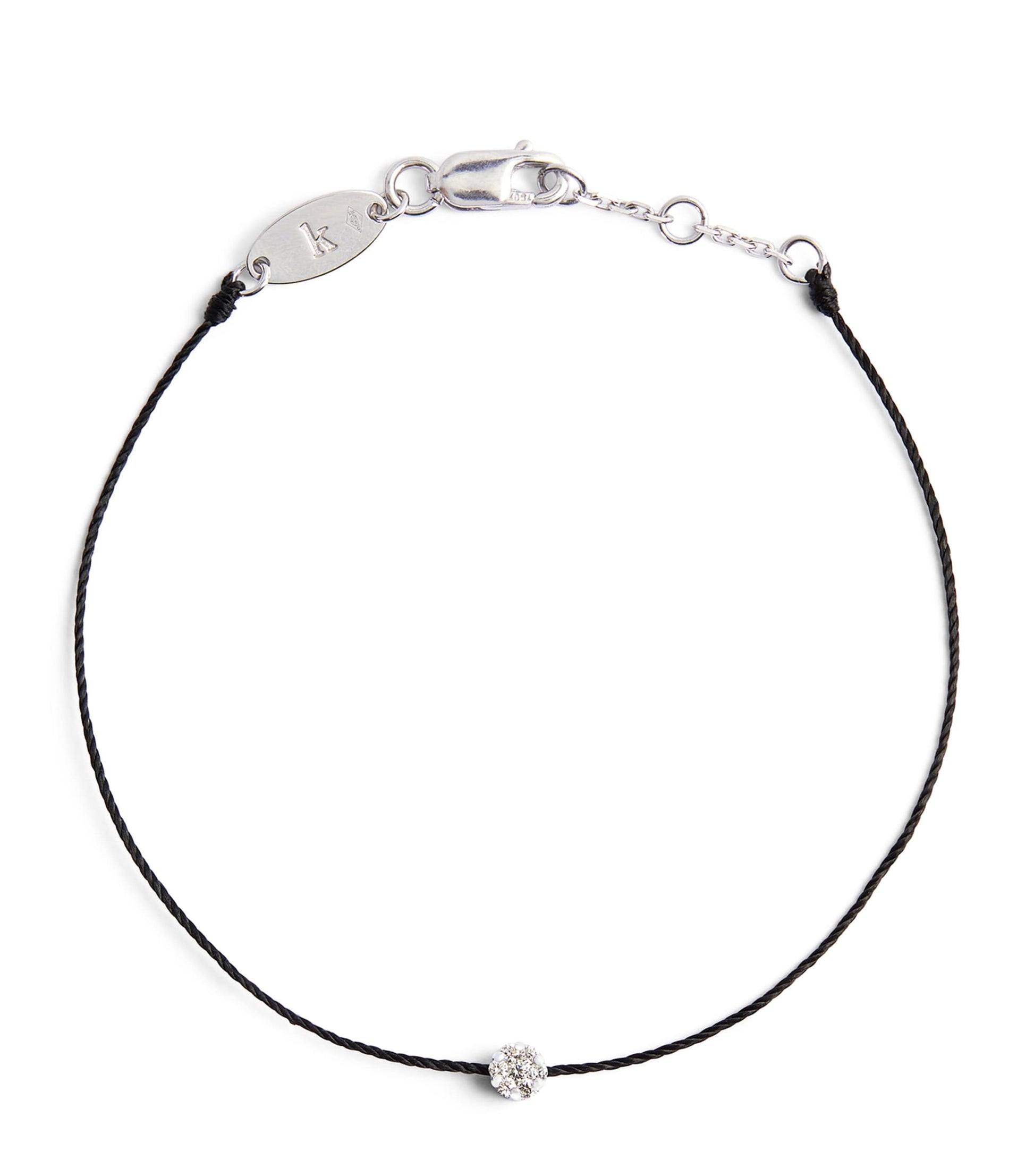 White Gold and Diamond Illusion Bracelet