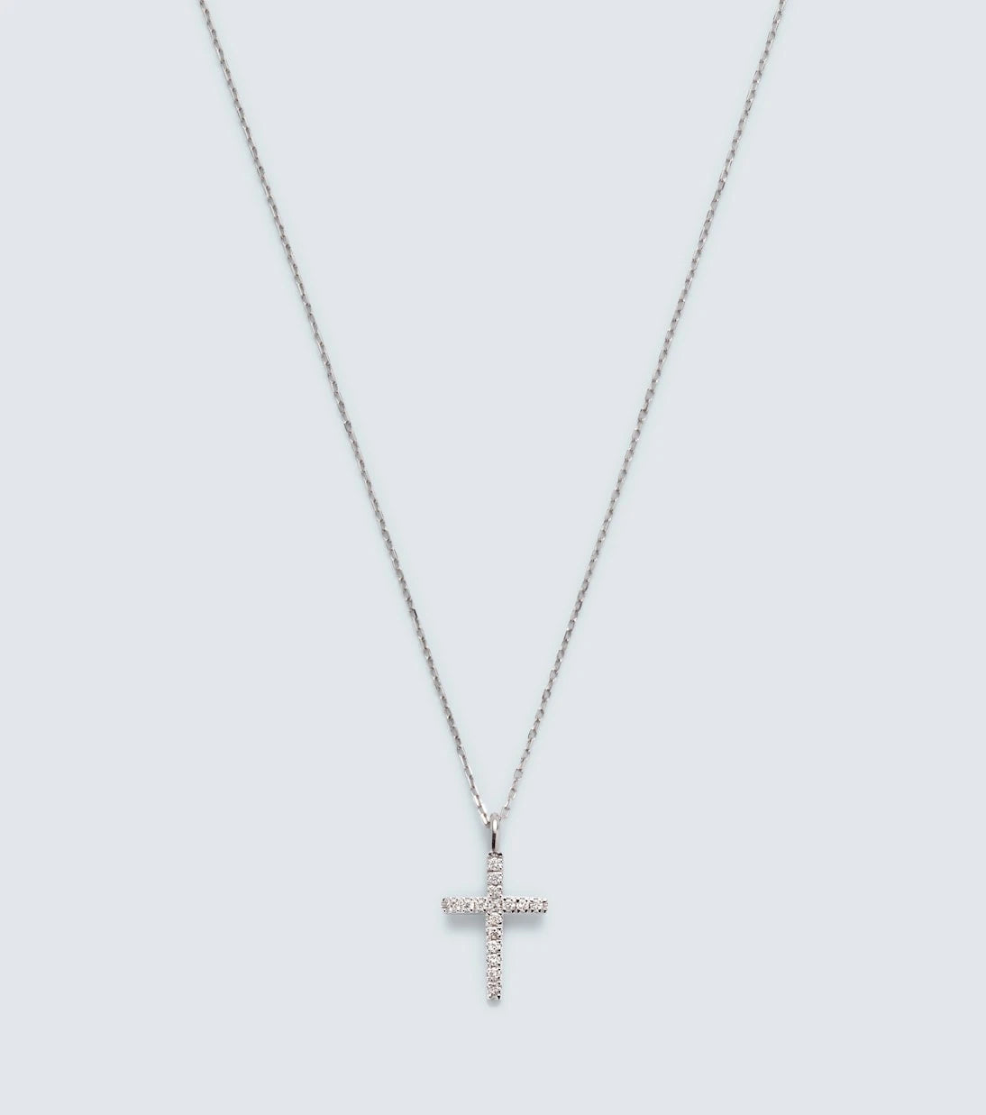 Mateo - 14kt white gold pendant necklace with diamonds
