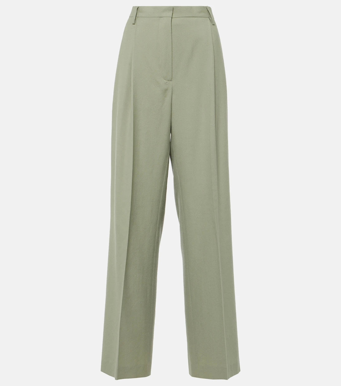 Dries Van Noten - Mid-rise wool straight pants