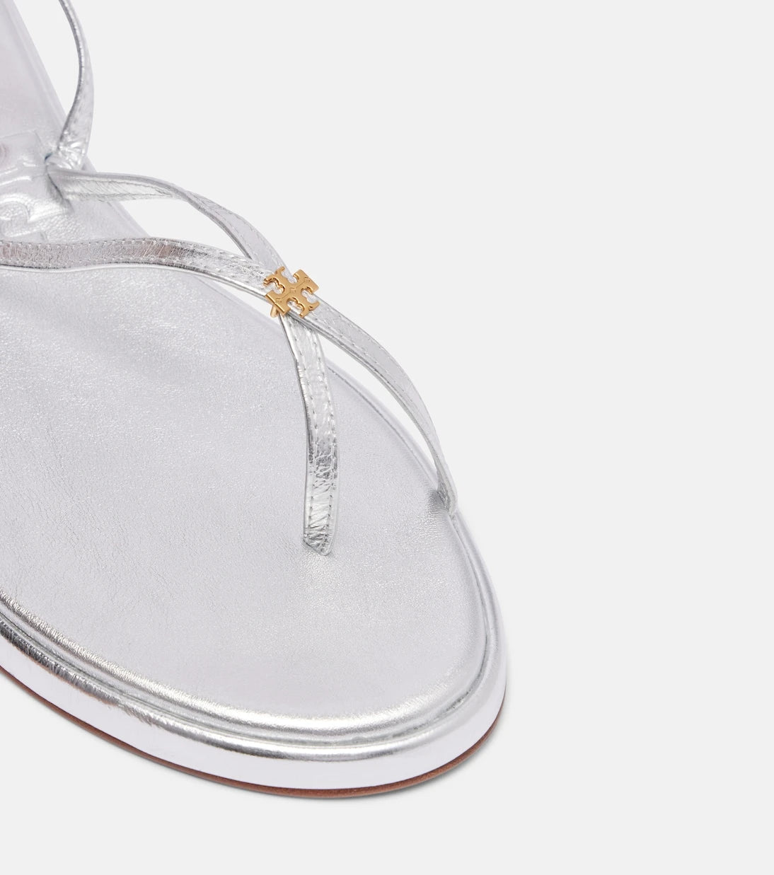 Tory Burch - Capri metallic leather thong sandals