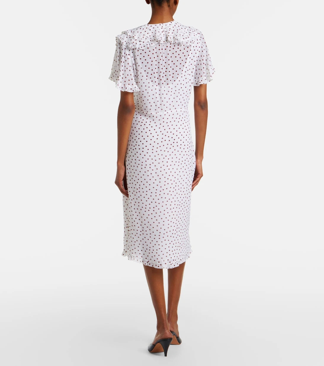 Dorothee Schumacher - Dancing Dots polka-dot georgette midi dress