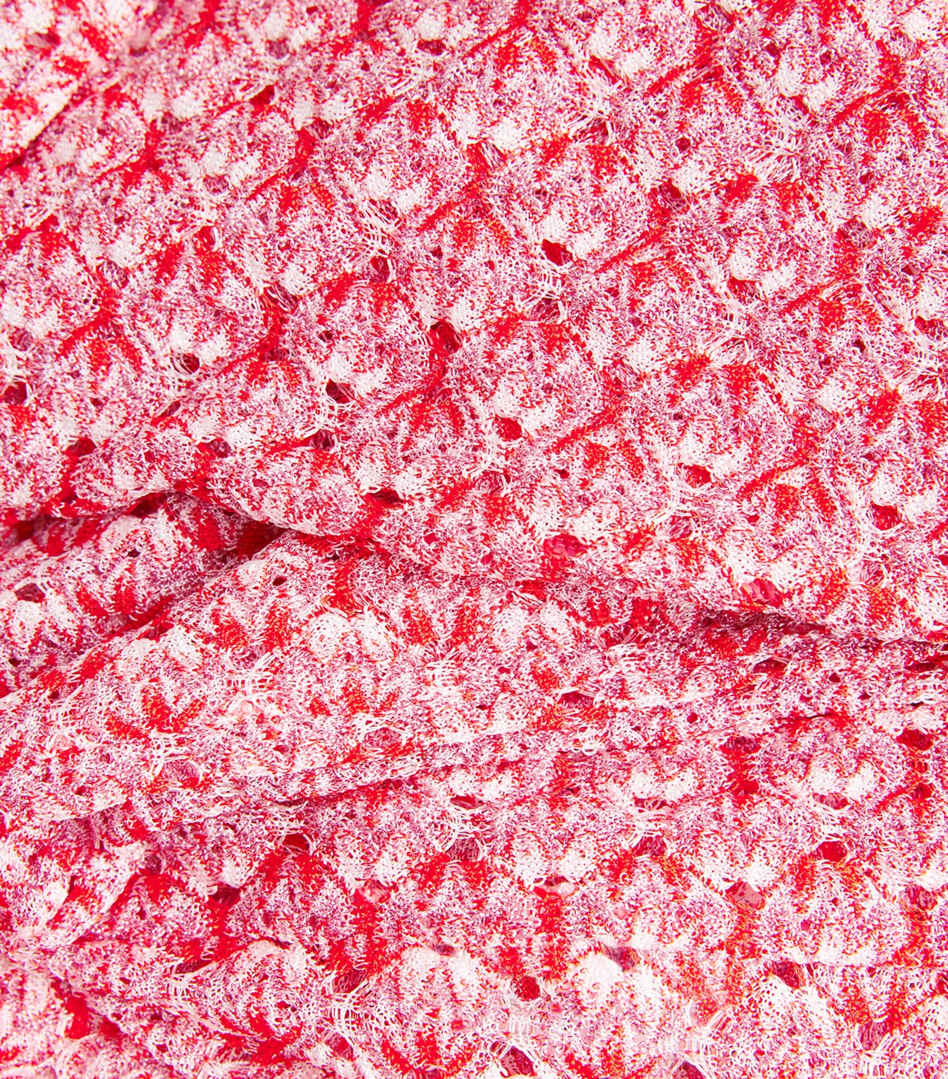 Missoni Red Crochet Halterneck Jumpsuit