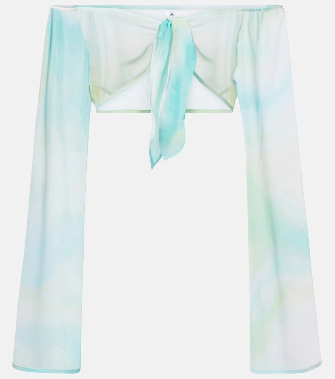 Bananhot - Grace semi-sheer off-shoulder top