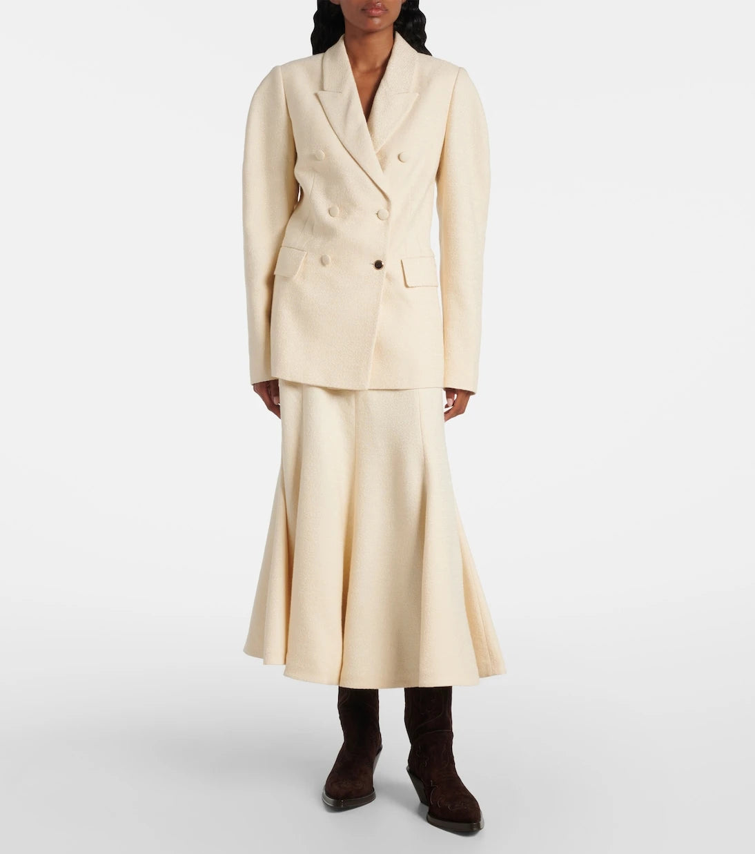 Gabriela Hearst - Selma flared silk midi skirt