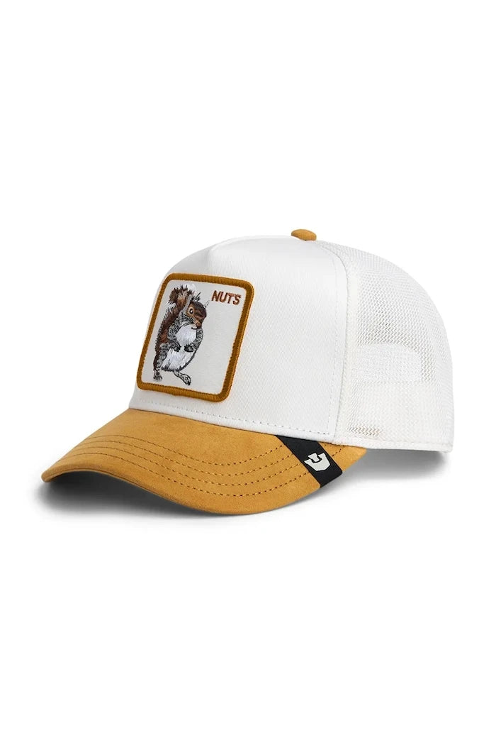 Şapka siperlikli Suede Squirrel