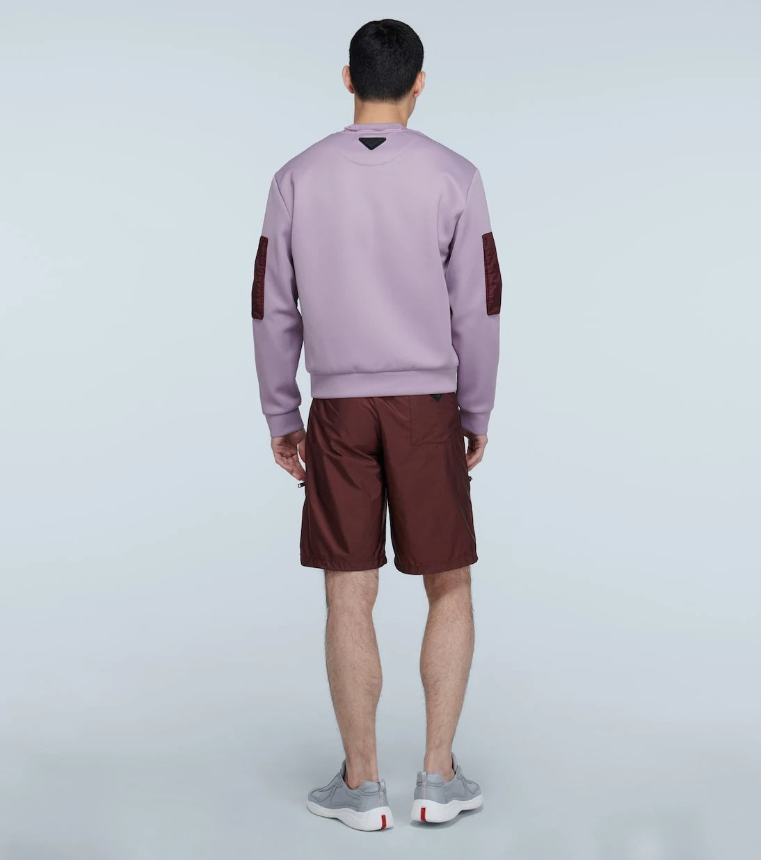 Prada - wide-leg technical shorts