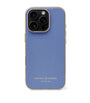 Aspinal Of London Blue Leather iPhone 16 Pro Case
