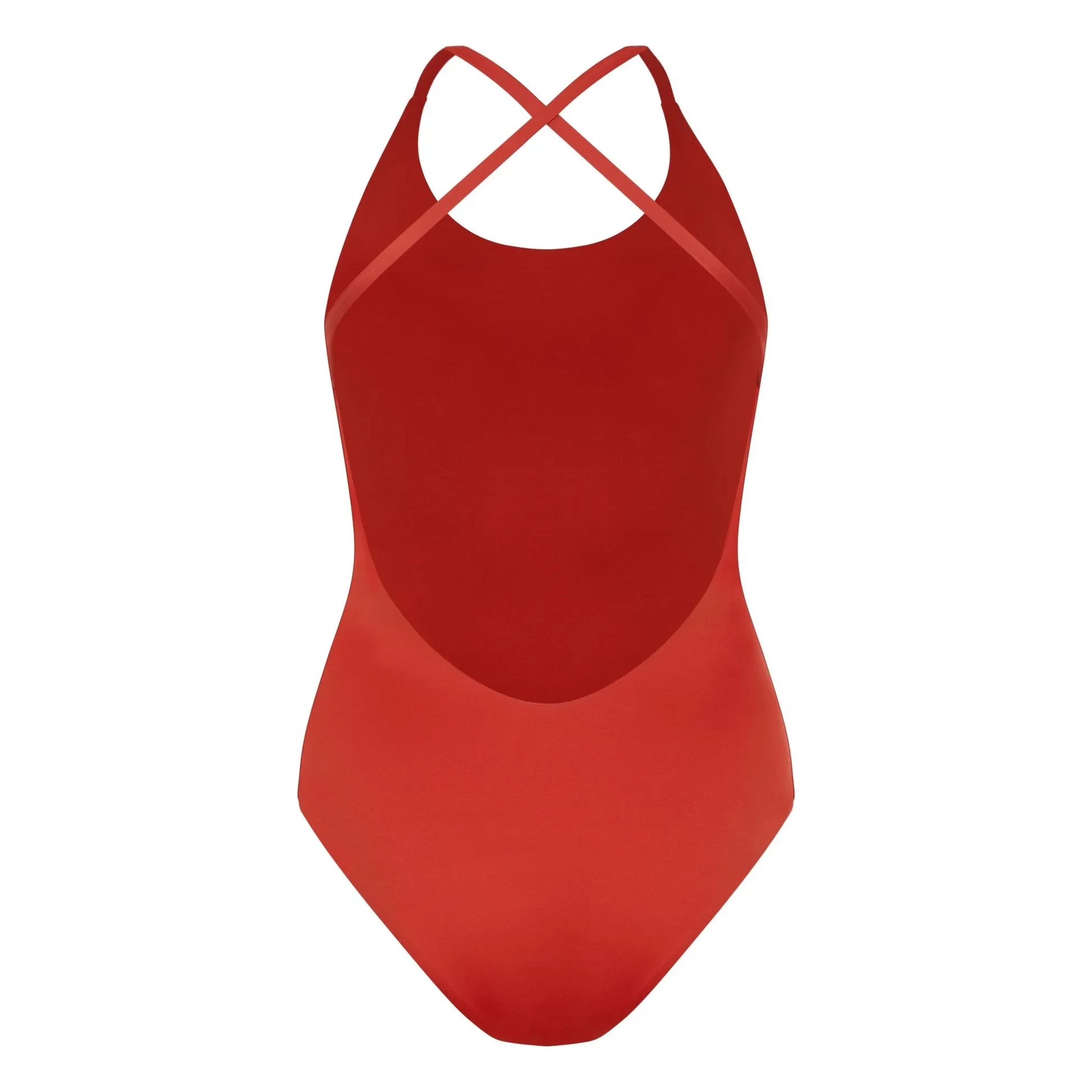 Smallable Woman - Amy 1 Piece Cross Back Swimsuit | Brick red