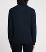 Navy Derek Quarter-Zip Sweater