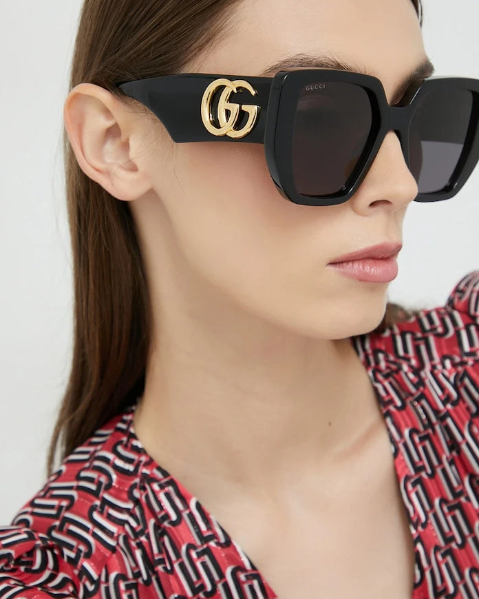 Gucci квадратни слънчеви очила дамски