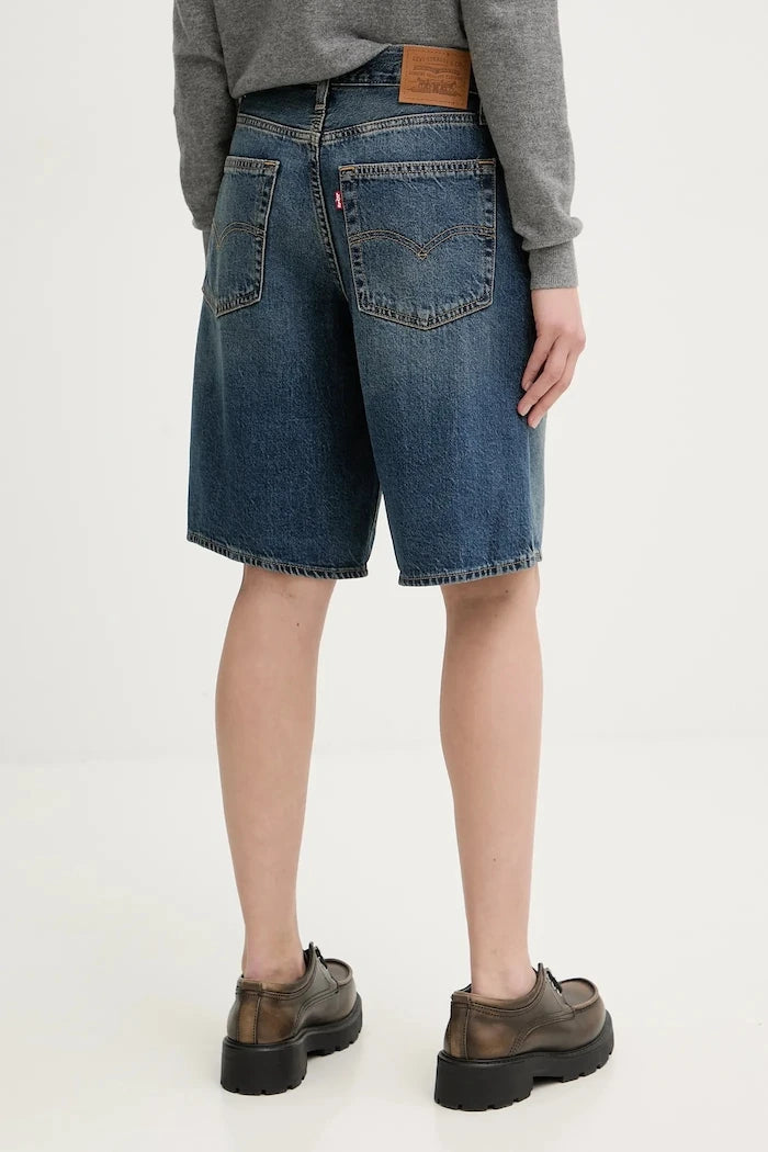 Levi's kadın denim baggy dad kısa şort