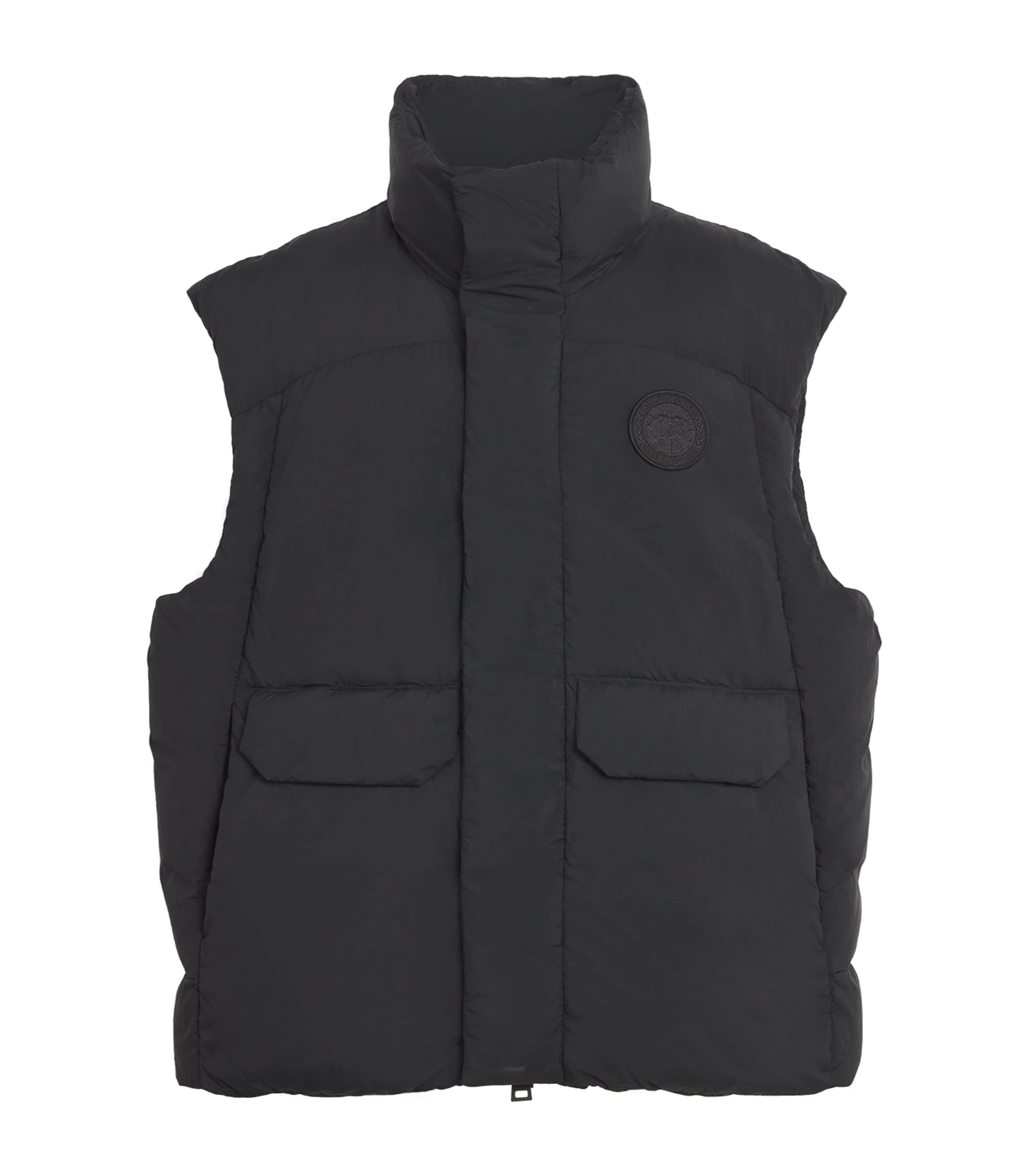 Canada Goose Black Down Water-Repellent Wilu Puffer Gilet
