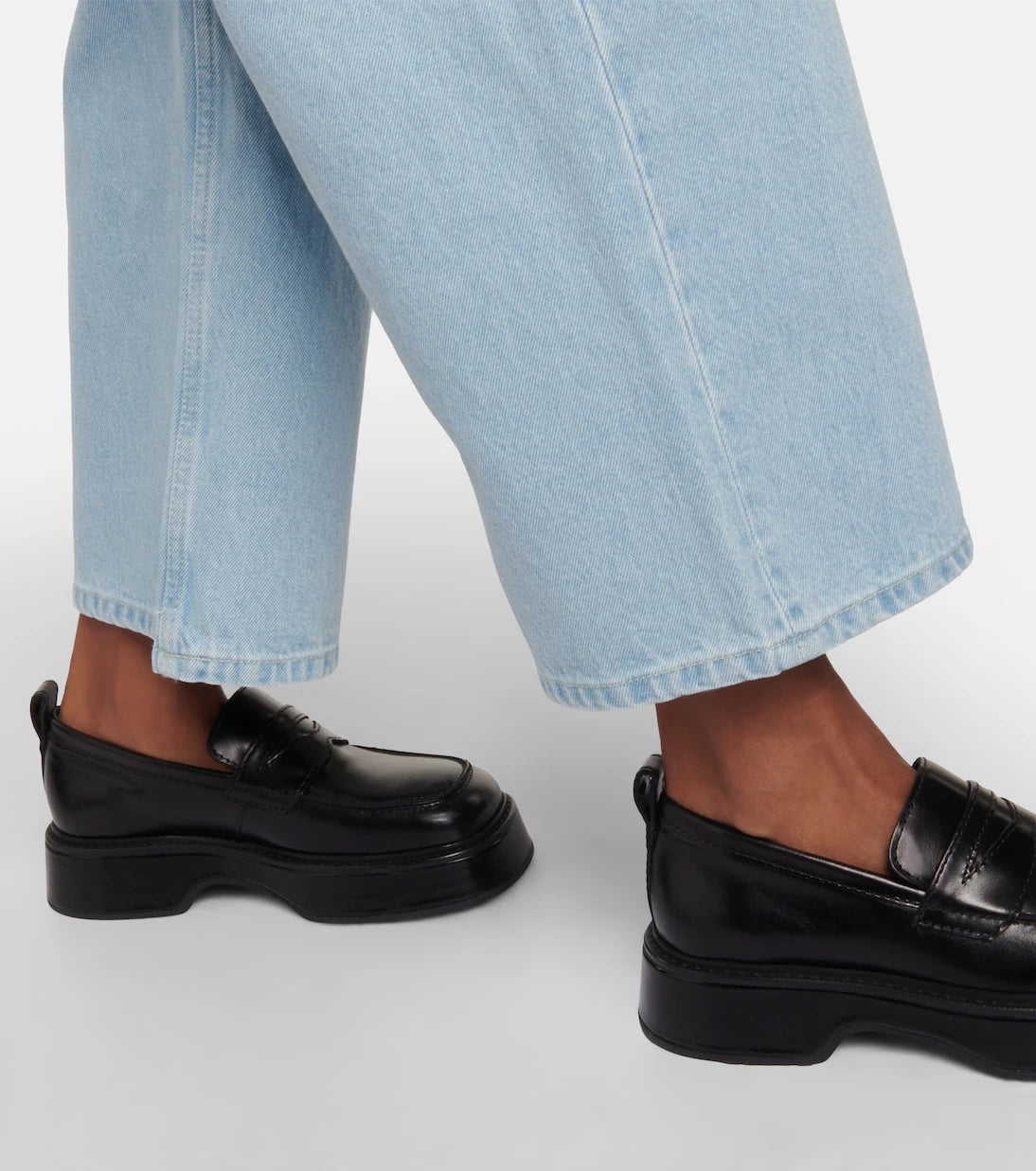 Nanushka - Josine high-rise wide-leg jeans